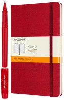 Moleskine X Kaweco Ballpoint Pen and Notebook Set - Red